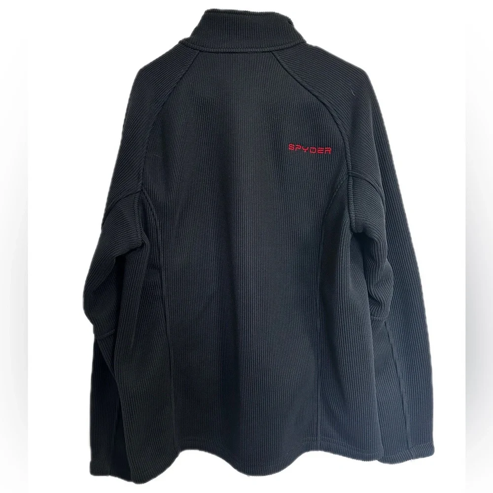 Mens Black Spyder Insulated Jacket (L) - Picture 2 of 3